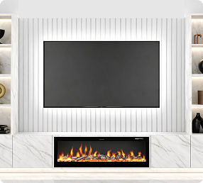 50in Luxury Signature 275cm Media Wall Package